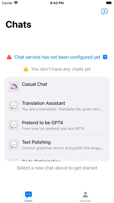 ChatPrompt - AI Open Chats スクリーンショット