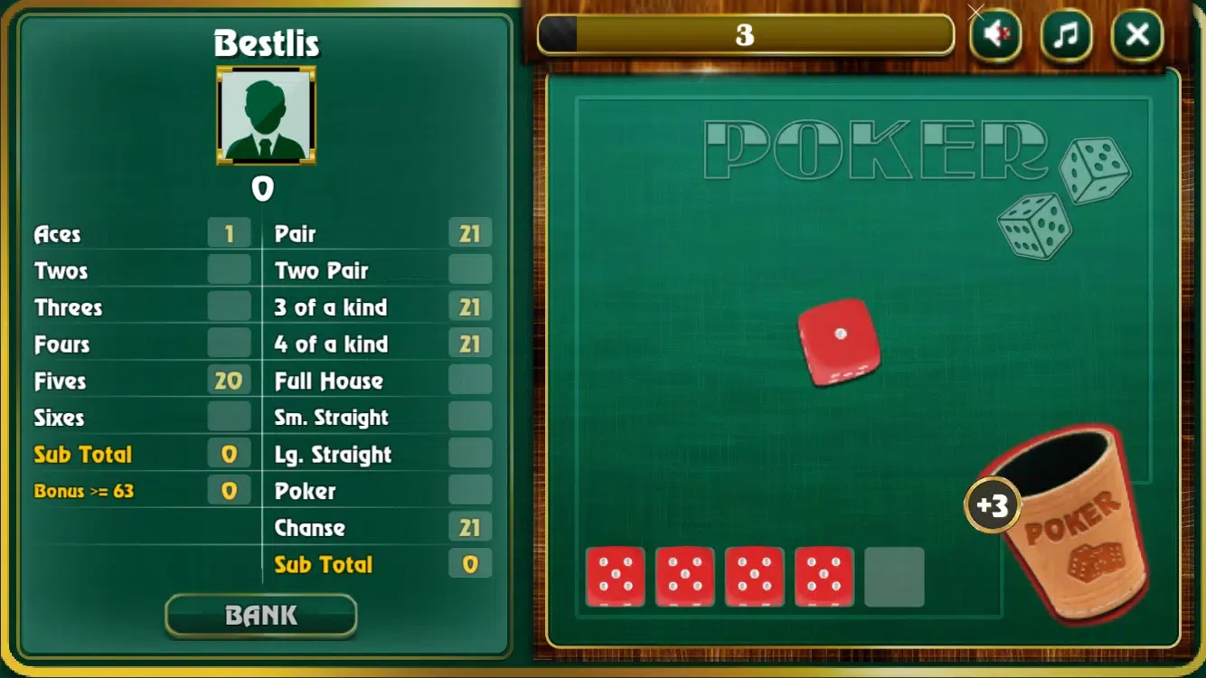 Dice Poker 스크린샷