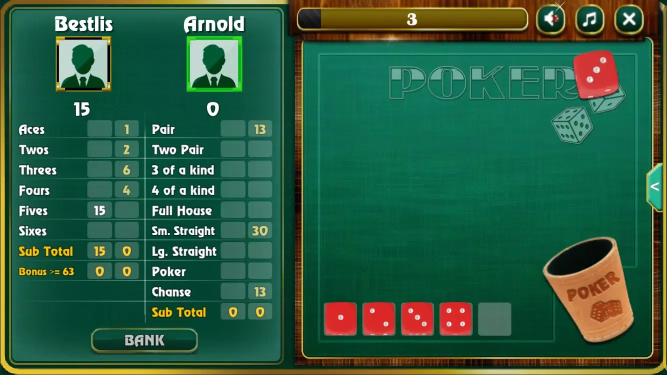 Dice Poker 스크린샷