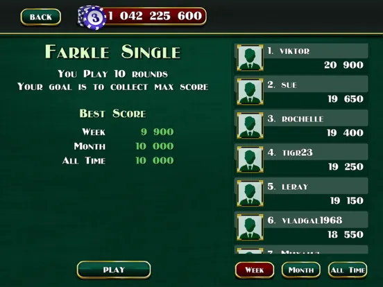Captures d'écran de Farkle Tournament iPad 