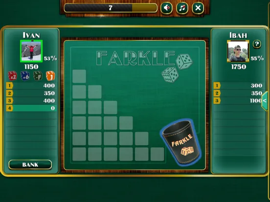 Captures d'écran de Farkle Tournament iPad 