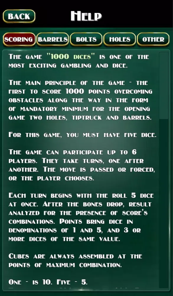 Thousand Dice Screenshots