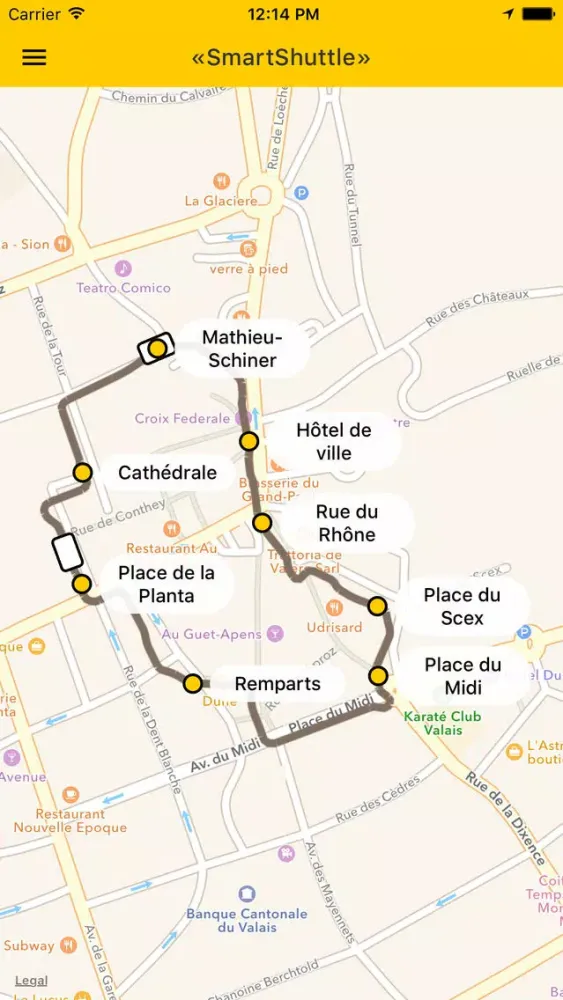 Скриншоты SmartShuttle from PostBus