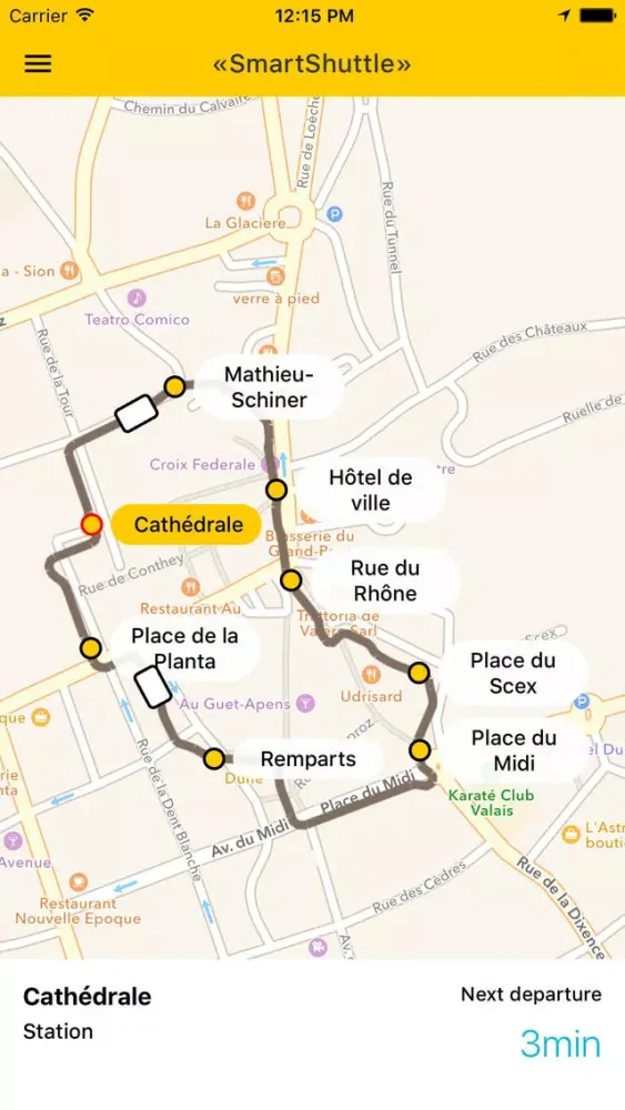 Скриншоты SmartShuttle from PostBus
