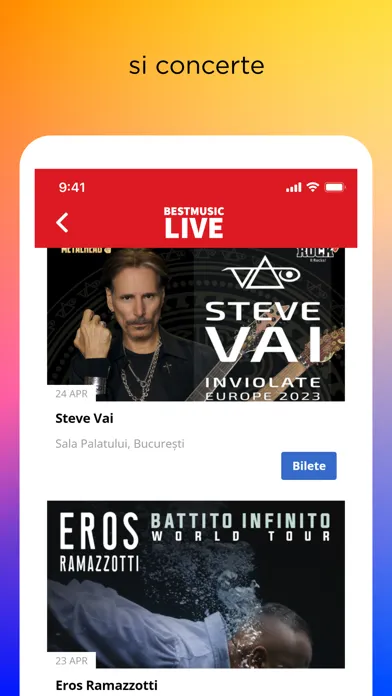 Capturas de pantalla de BestMusic Live