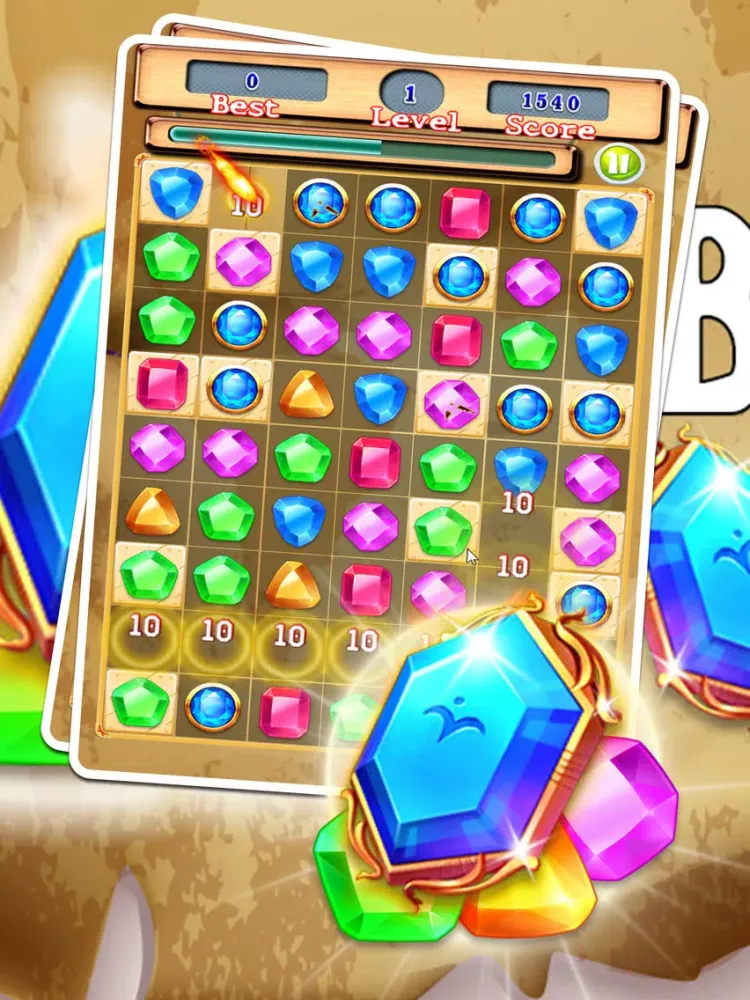 Zrzuty ekranu Jewel World Adventure Match 3 iPad 