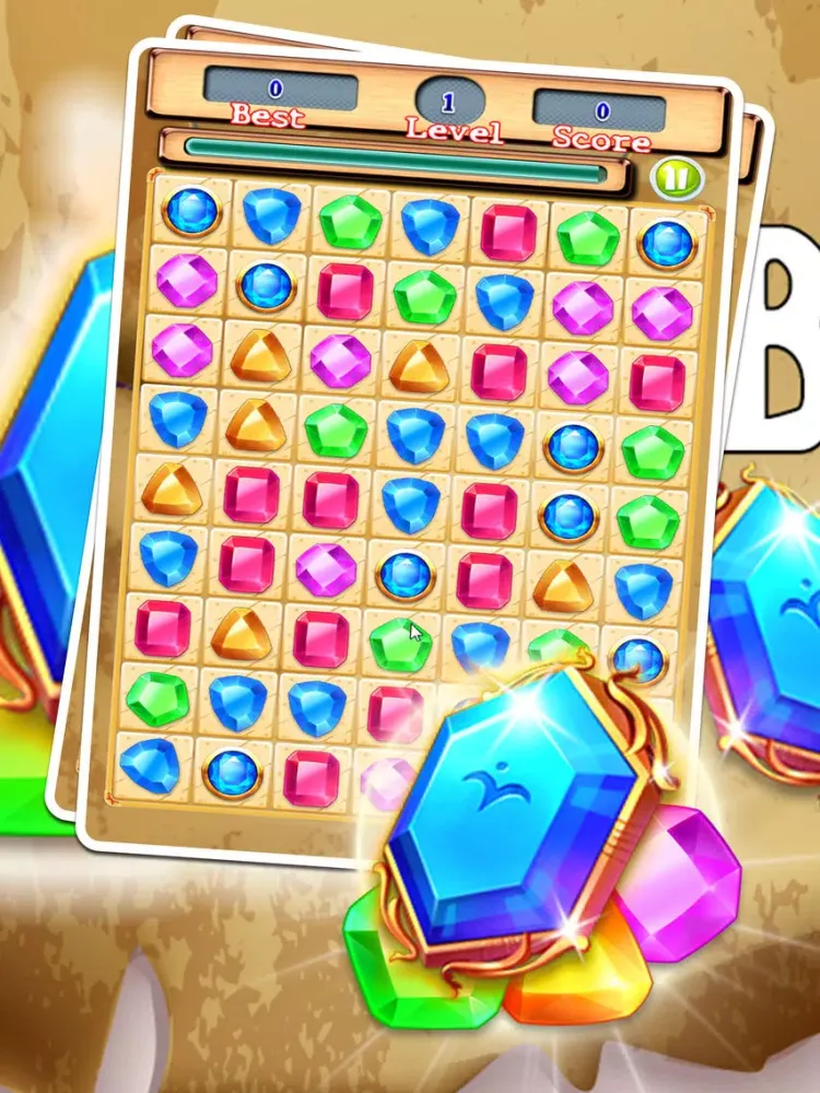 Zrzuty ekranu Jewel World Adventure Match 3 iPad 