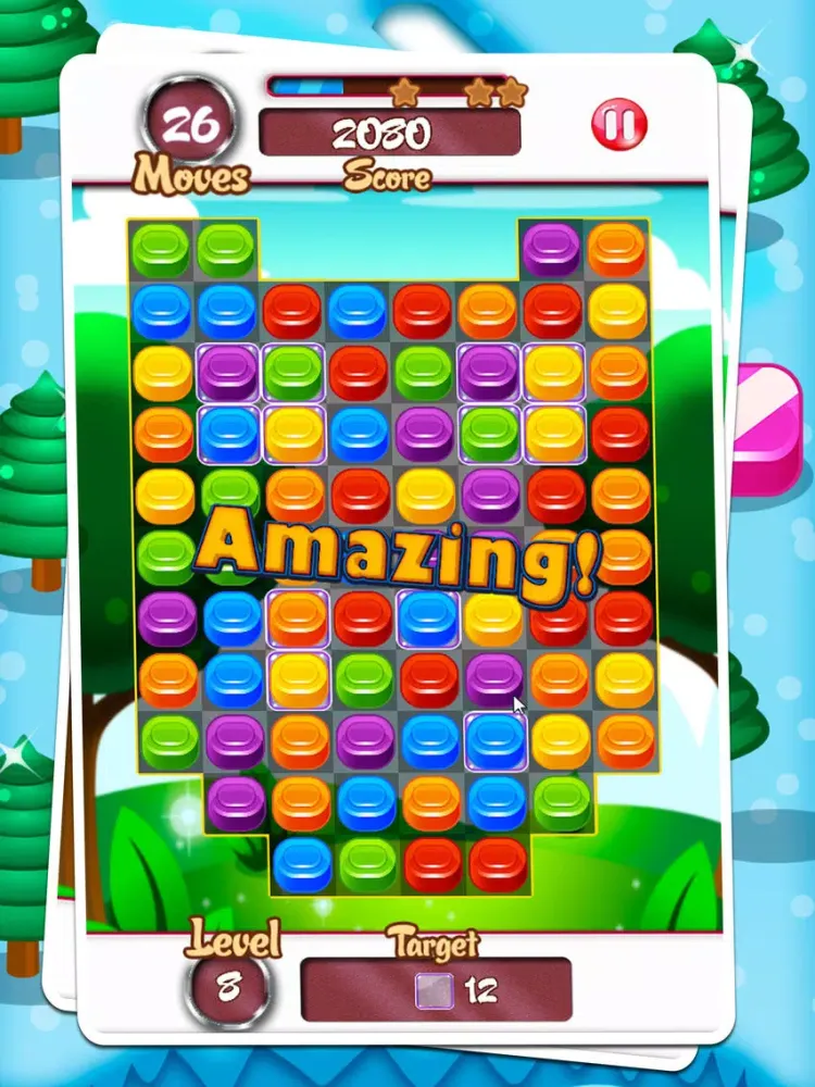 Capturas de pantalla de Candy Yummy Gummy - Saga Match 3 iPad 