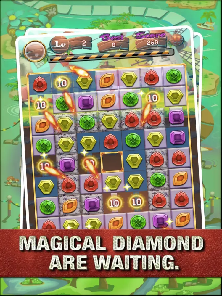 Captures d'écran de Diamond Heroes King iPad 