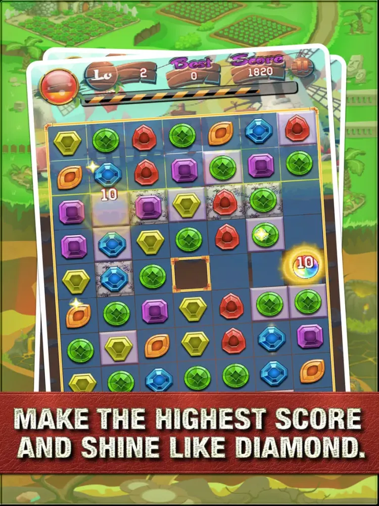 Captures d'écran de Diamond Heroes King iPad 