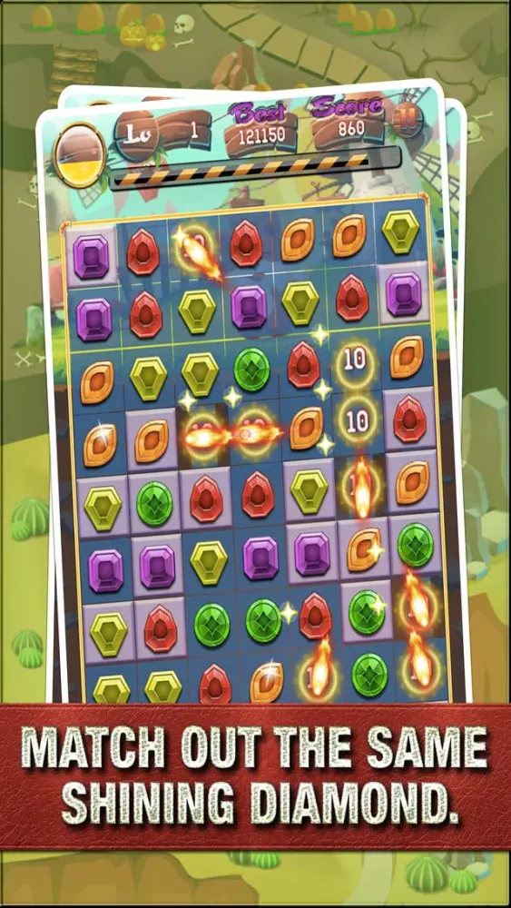 Captures d'écran de Diamond Heroes King