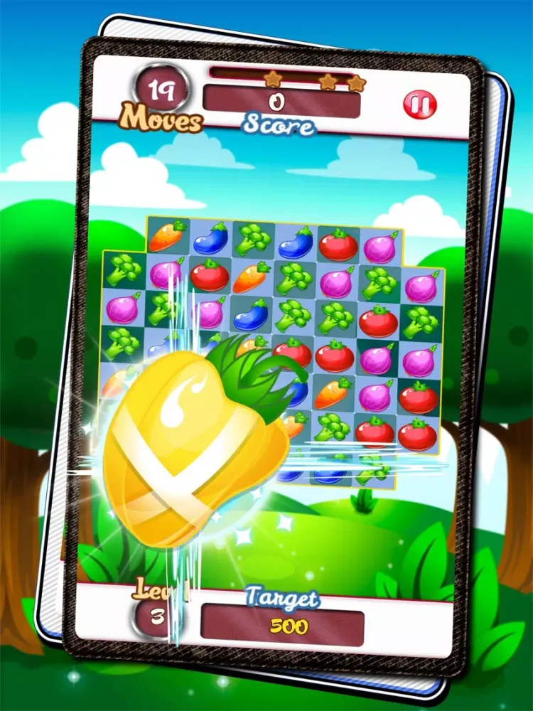 Fruit Farm Star - Very Addictive Match 3 Game Free iPad  Screenshots