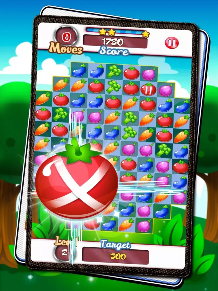 Fruit Farm Star - Very Addictive Match 3 Game Free iPad  Screenshots
