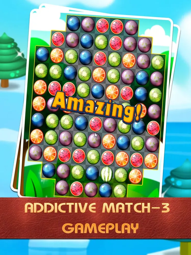 Capturas de pantalla de Fruits Juicy - Yummy Match 3 Adventure! iPad 