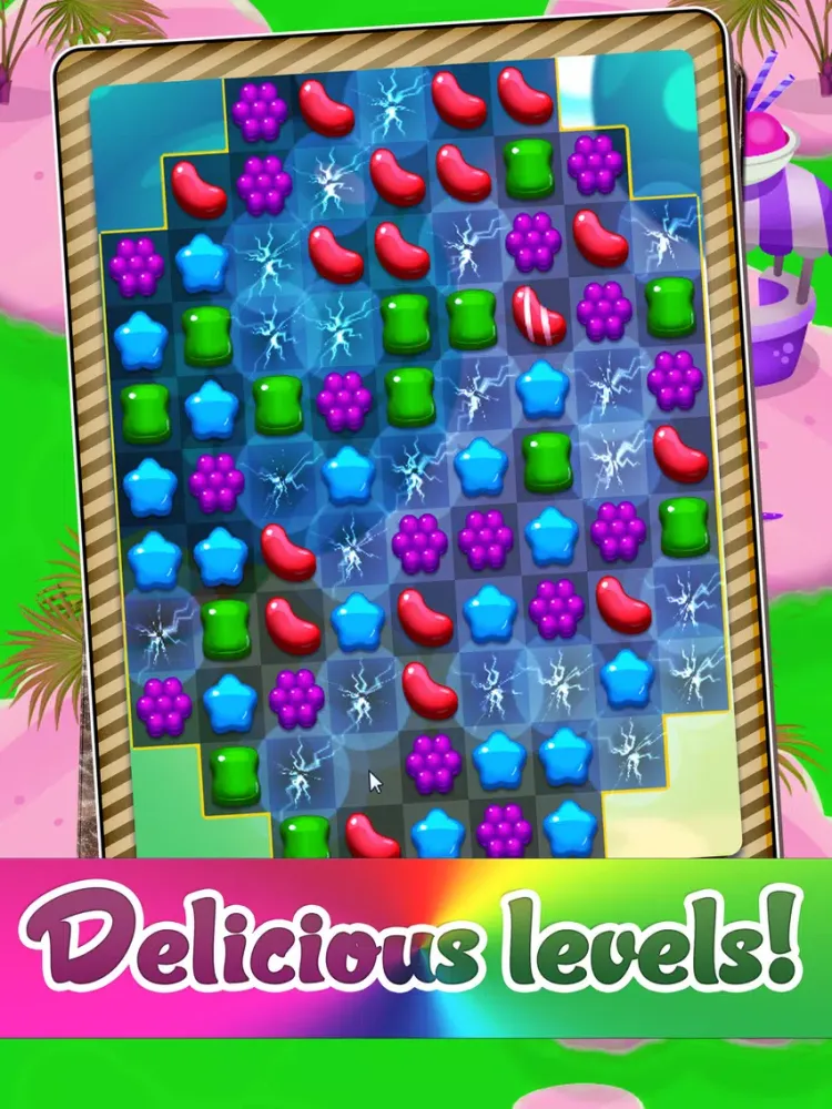 Capturas de pantalla de Gummy POP Very Addictive Match 3 Game Free! iPad 