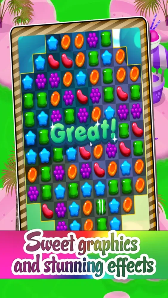 Capturas de pantalla de Gummy POP Very Addictive Match 3 Game Free!