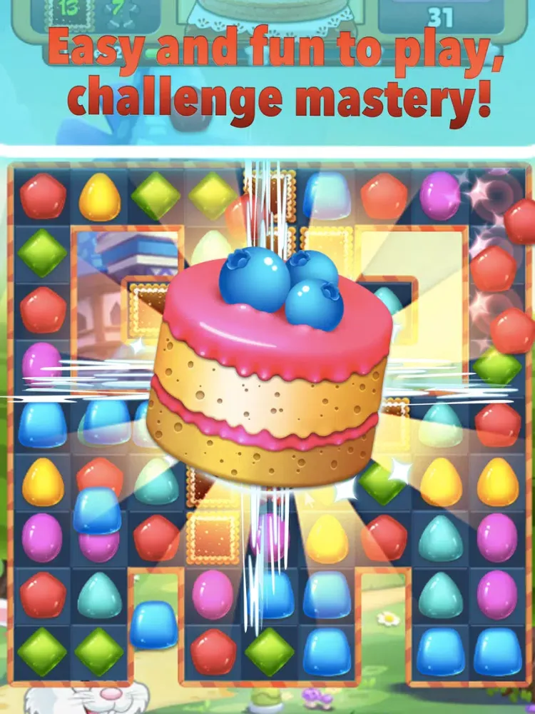 Sweet Jelly Match 3 iPad  Screenshots