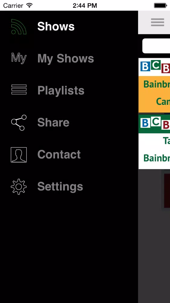 BCB - Bainbridge Community Broadcasting Screenshots