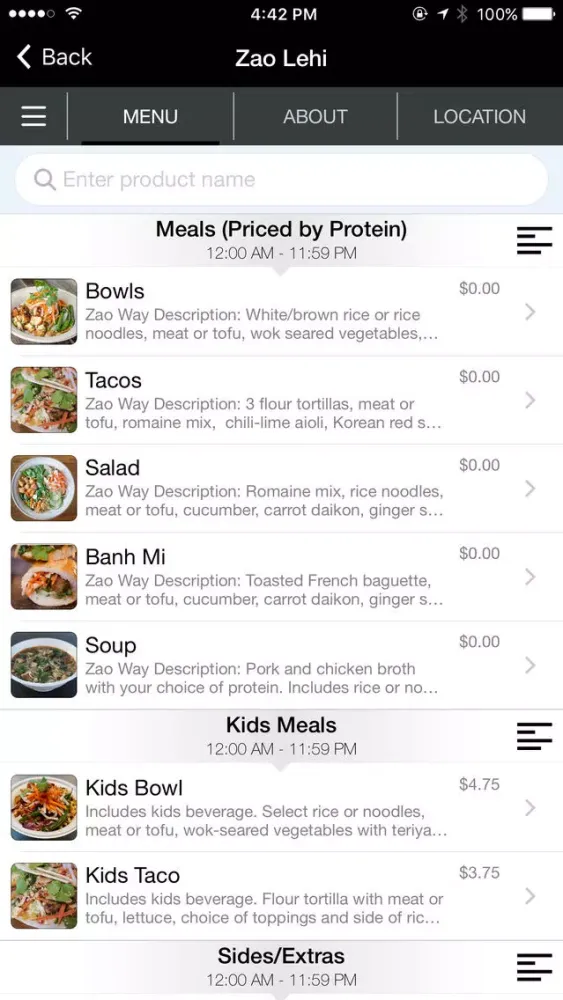 Скриншоты Zao Asian Cafe