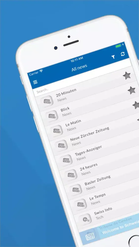 Swiss News App : Schweiz NZZ स्क्रीनशॉट