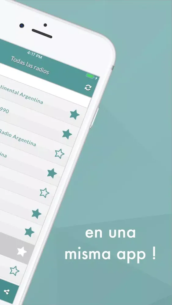Tangkapan layar Radio Argentina FM online