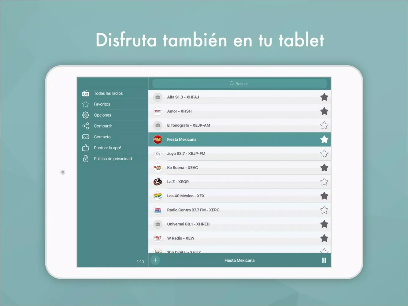 Скриншоты Radio Mexico FM