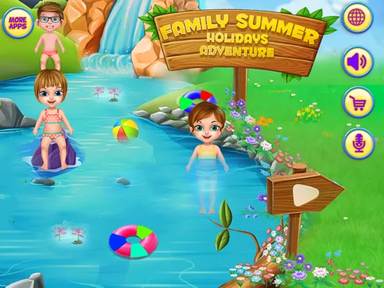 Скриншоты Family Summer Holidays Game iPad 