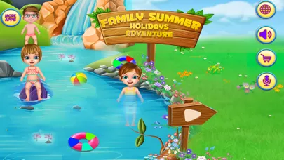 Скриншоты Family Summer Holidays Game