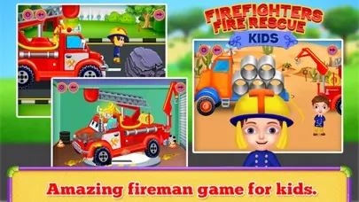 Firefighters Fire Rescue Kids سکرین شاٹس