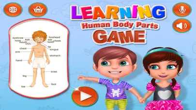 Learning Human Body Parts Game應用截圖