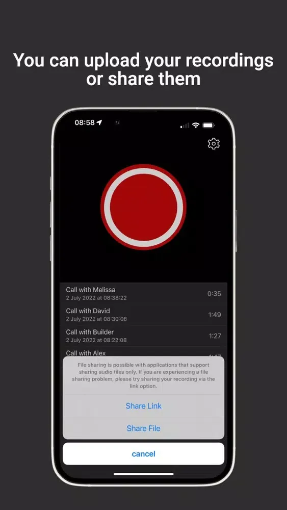 Best Call Recorder IL Pro OLD Screenshots