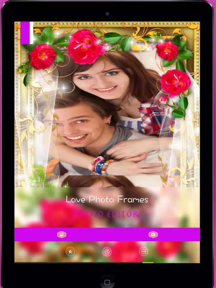 Forever Love Photo Frames HD iPad  Screenshots