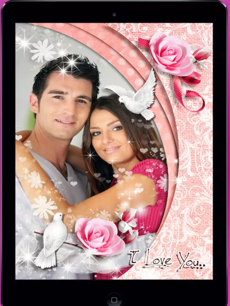 Forever Love Photo Frames HD iPad  Screenshots