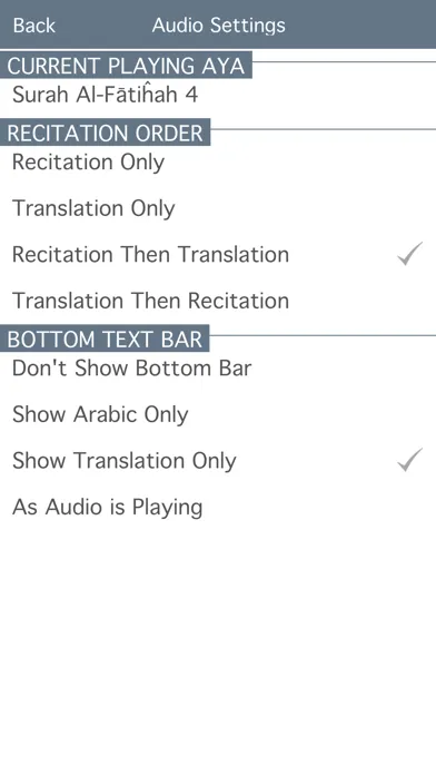 Capturas de pantalla de Holy Quran with offline Azerbaijani Audio
