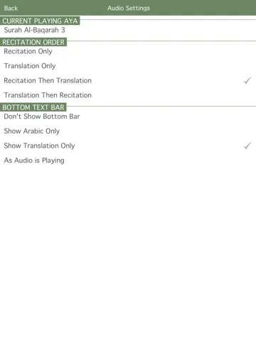 Capturas de pantalla de Holy Quran With Persian Audio Translation ( القرآن ) iPad 