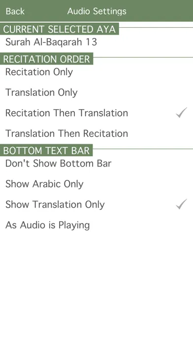 Capturas de pantalla de Holy Quran With Persian Audio Translation ( القرآن )