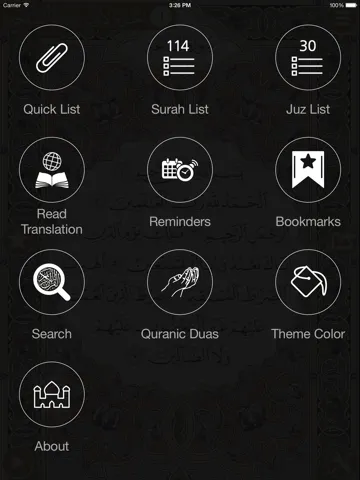 Ảnh chụp màn hình của Holy Quran with Portuguese Audio Translation iPad 