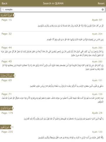 Ảnh chụp màn hình của Holy Quran with Portuguese Audio Translation iPad 