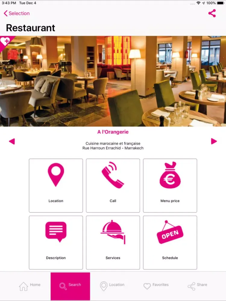 Captures d'écran de Best Restaurants Maroc iPad 