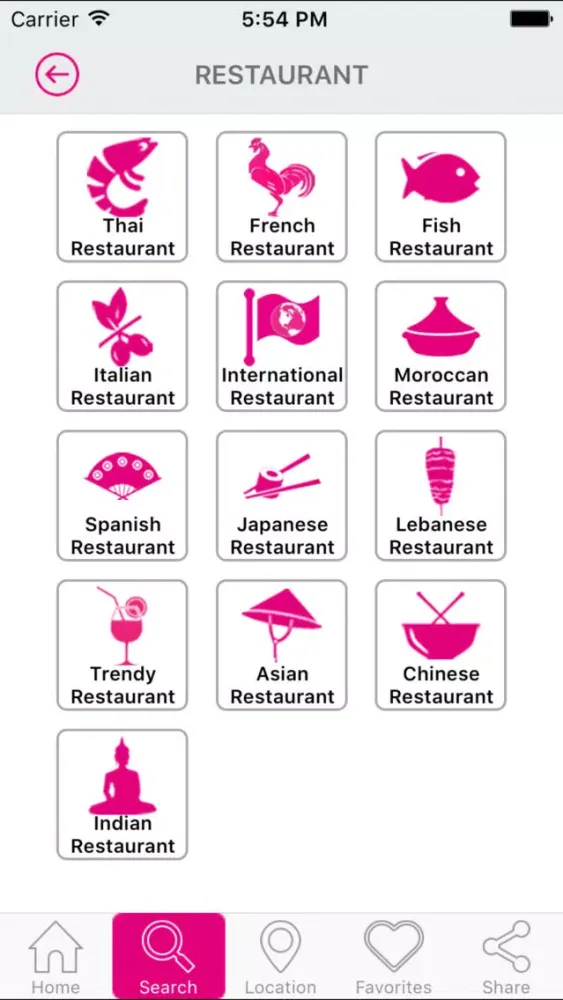 Captures d'écran de Best Restaurants Maroc
