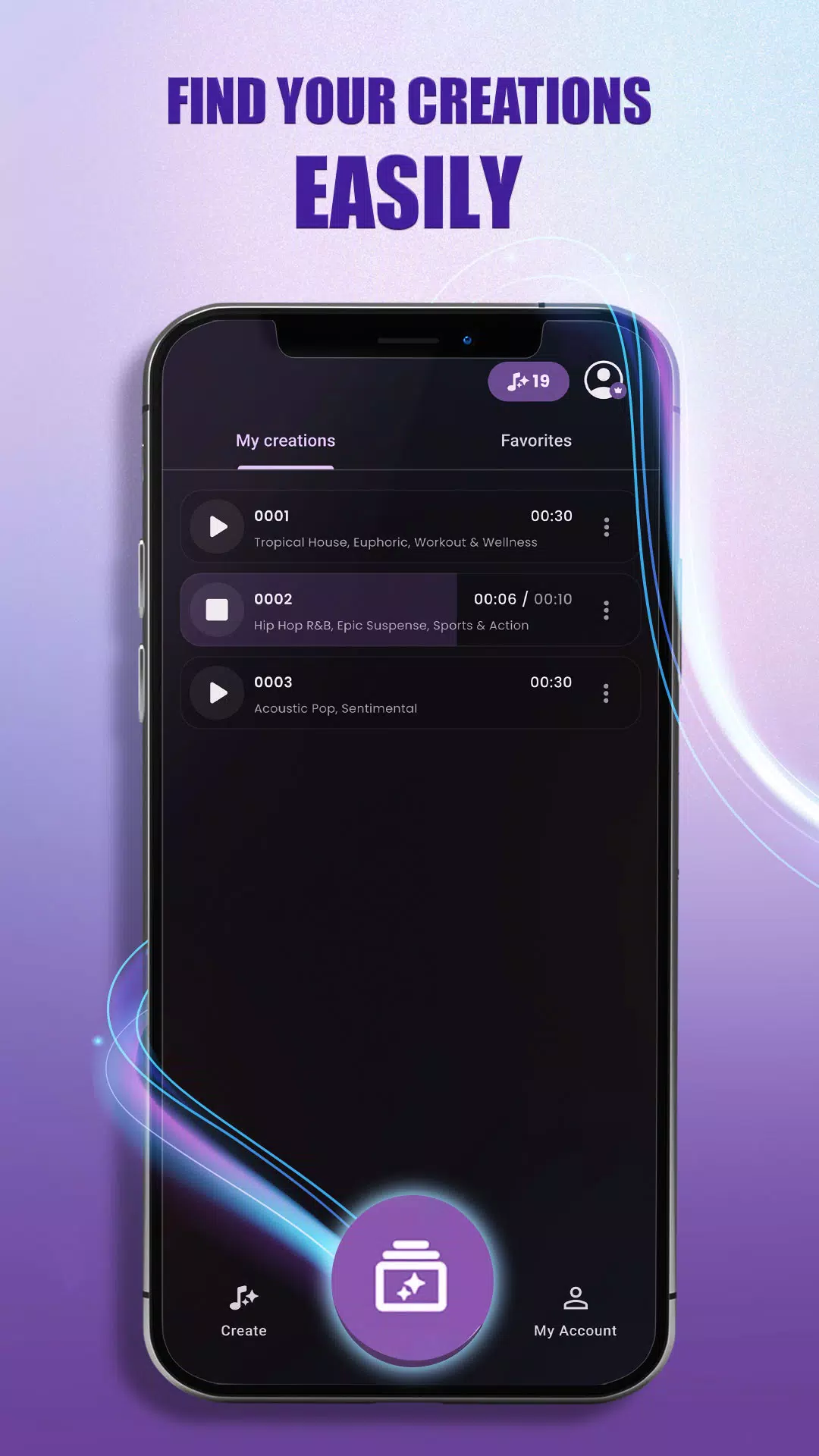 AI Ringtone Generator: RingLab Screenshots