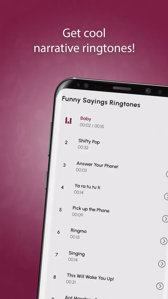 Funny Sayings Ringtones Screenshots