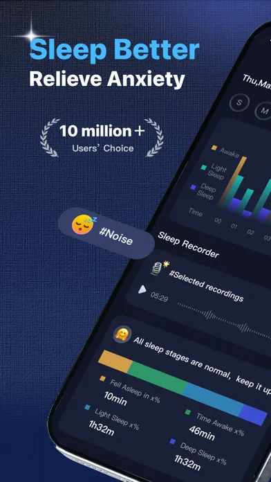 ภาพหน้าจอของ Best Sleep:Snore Tracker App