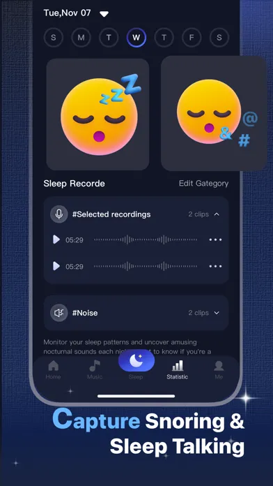 ภาพหน้าจอของ Best Sleep:Snore Tracker App