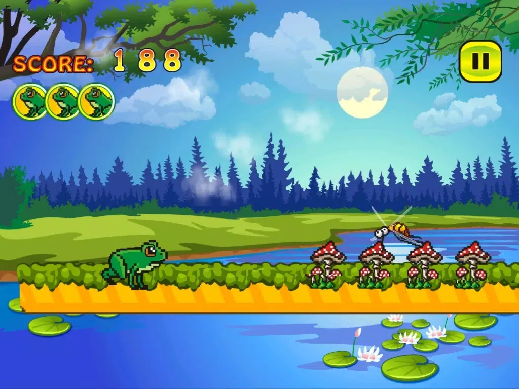 Froggy Jump Run - Free Frog Game iPad  Screenshots