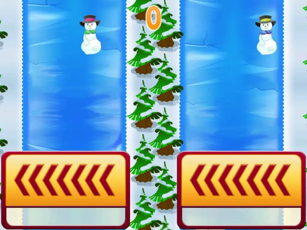 Frozen Snowmen Racer - Winter Fall Free Edition iPad  Screenshots