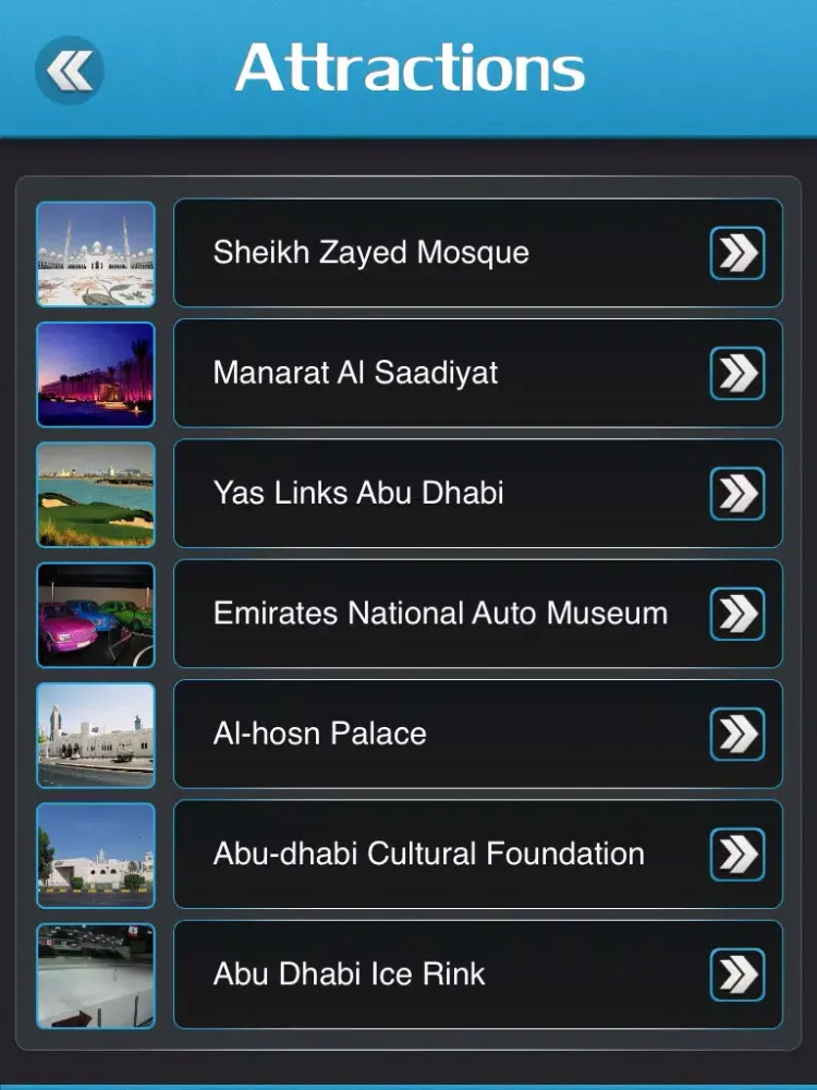 Abu Dhabi Offline Travel Guide iPad  Ekran Görüntüleri