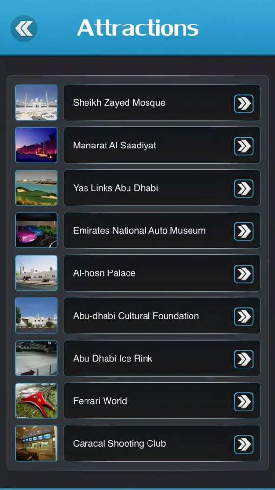 Abu Dhabi Offline Travel Guide Ekran Görüntüleri
