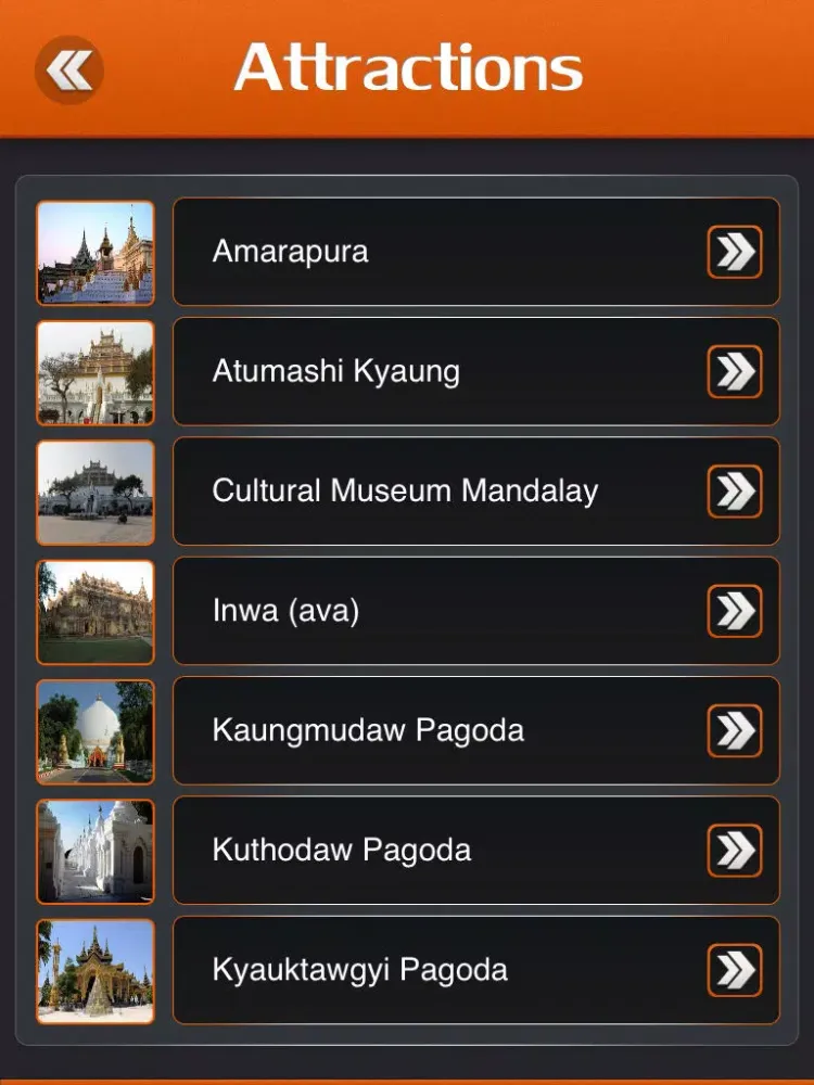 Zrzuty ekranu Mandalay City Offline Travel Guide iPad 