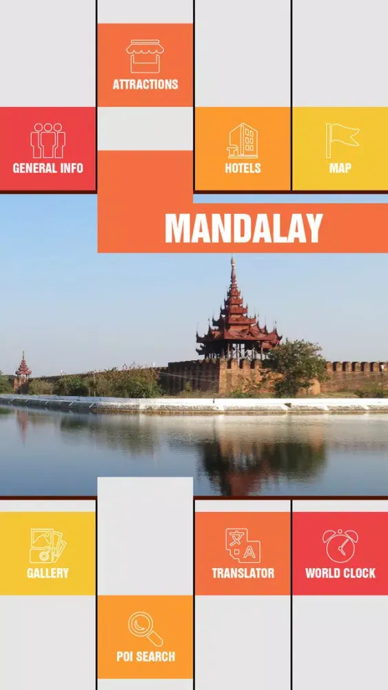 Zrzuty ekranu Mandalay City Offline Travel Guide